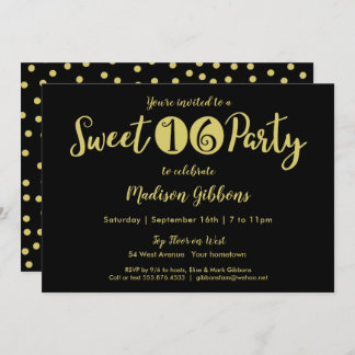 Chic 16 . Geburtstag 16. Geburtstagsparty Einladun Einladung