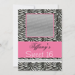 Chic 16 . Geburtstag Party Foto Einladung