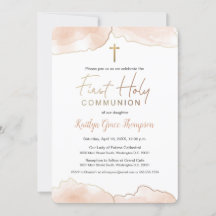 Chic 1. Communion Airy Soft pink Aquarell