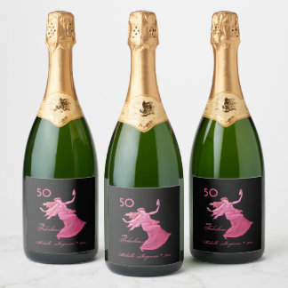 Chic 50. Geburtstag Rosa Frau Tänzerin Persönliche