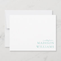 Chic A Note from Script Typografy Aquamarin Note C