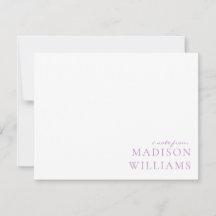 Chic A Note from Script Typografy Lila Note