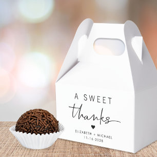 Chic A Sweet Thanks Hochzeit Geschenkschachtel