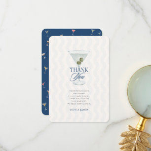 Chic a tini one boy baby dusche dankeskarte