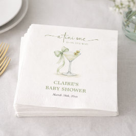 Chic A Tini One Elegante Babyparty  Serviette