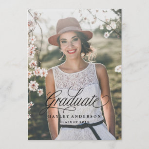 CHIC ABSCHLUSS INVITATION Baby pink Einladung