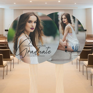 Chic Absolventenfoto 2026 Abschlussfeier Fächer