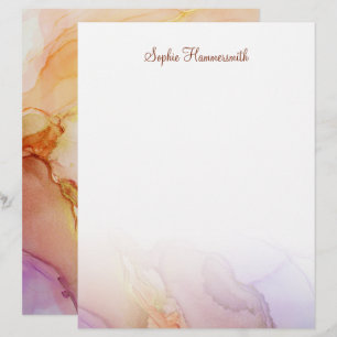 Chic Abstrakt Art Stationery Paper Briefbogen