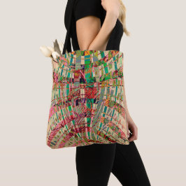 Chic Abstrakt Folk Style Bag zum Shoppen