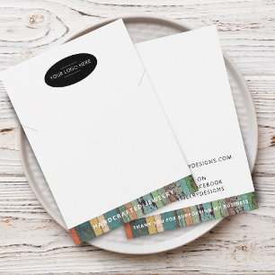 Chic Add your Logo Necklace Display Card