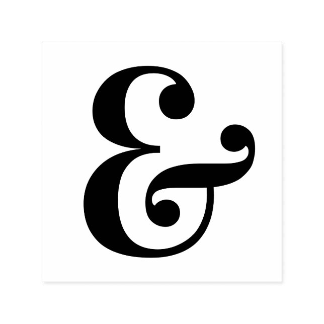 Chic Ampersand und Zeichen Permastempel (Design)