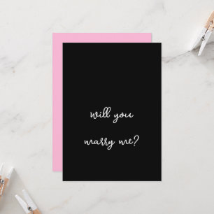 Chic and Sophuous Marriage offer Card Einladung