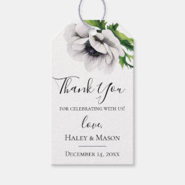 Chic Anemone Wedding Vielen Dank für Ihr Geschenk  Geschenkanhänger