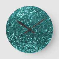 Chic-aquamariner Imitat-Glitzer
