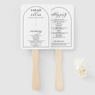 Chic Arch Modernes stilvolles Elegantes Fächer