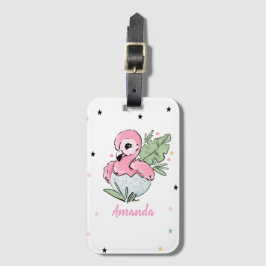 Chic Baby Flamingo, Stars, Prinzessin Gepäckanhänger