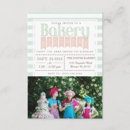 Chic Bakery Birthday | Einladung von Fotos