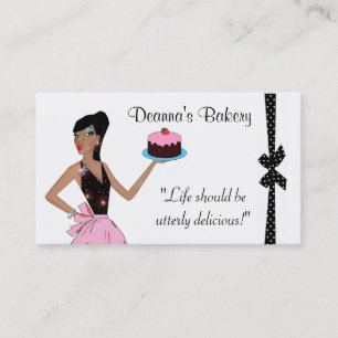 Chic Bakery Business Cards Visitenkarte