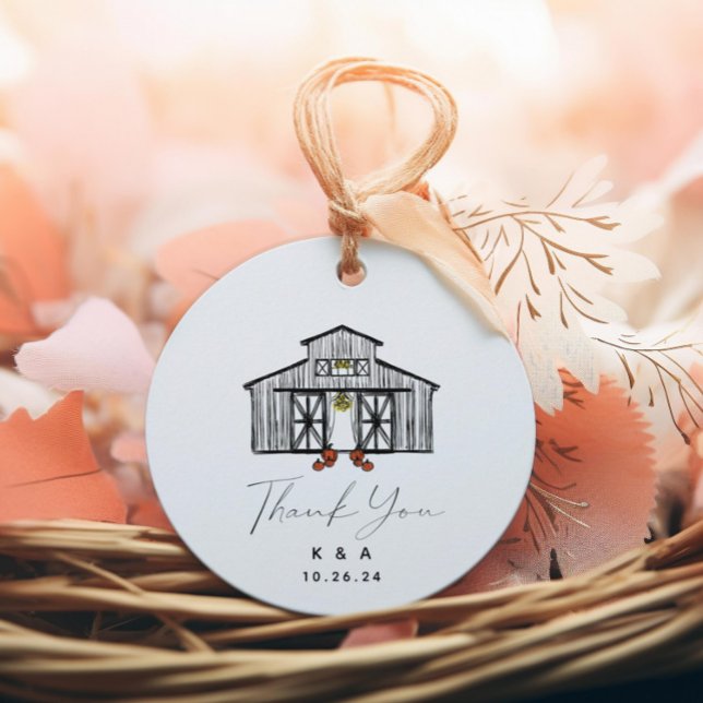 Chic Barn Vielen Dank Geschenkanhänger (Von Creator hochgeladen)