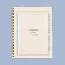 Chic Beige Sand Notebook Planer individuell anpass