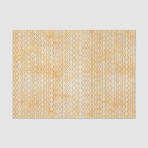 Chic-Beige und Imitat-Goldaztekisches Seidenpapier