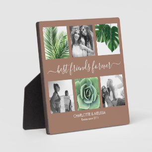 Chic best friends mocha mousse Foto Collage Fotoplatte