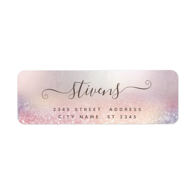 Chic bewundernswerte Skriptglitterfamilie (Vorne)