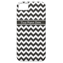 Chic Black and White Chevrons Muster Case-Mate iPhone Hülle