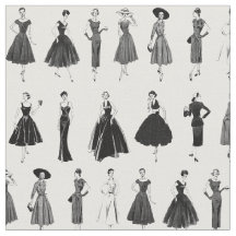 Chic Black and White Retro Mode Models