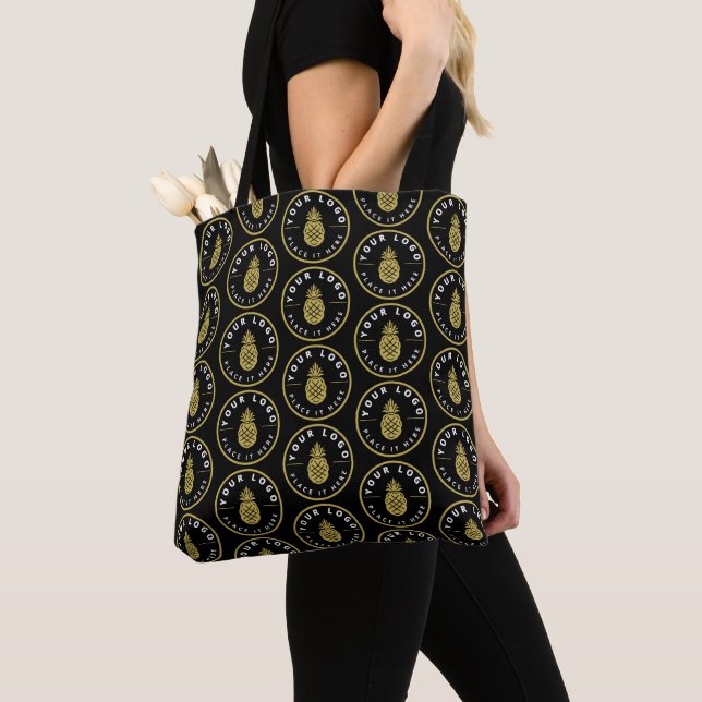 Chic Black Custom Business Logo-Muster (Von Nahem)