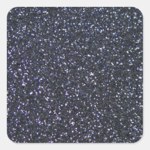 Chic Black Glitzer Sparkle