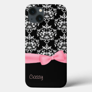 Chic Black & White Damask Case-Mate iPhone Hülle