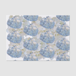 Chic Blue and White Hydrangea Tissue Paper Seidenpapier