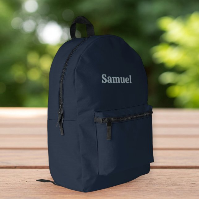 Chic Blue Backpack for Work Bedruckter Rucksack (Von Creator hochgeladen)