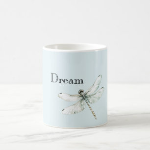 Chic Blue Dragonfly Dream Kaffeetasse