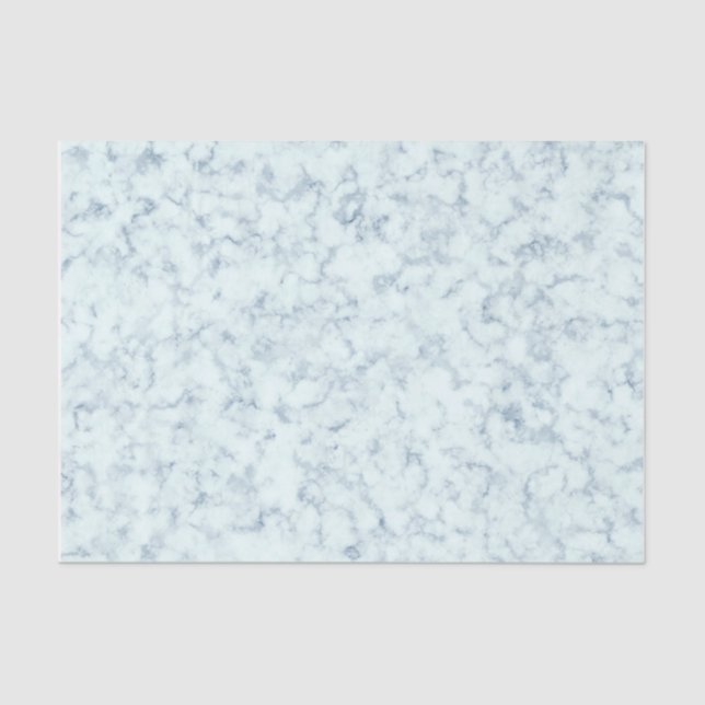 Chic Blue Marble Seidenpapier (Vorderseite)