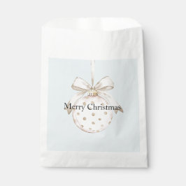 Chic Blue White Dots Bow Ornament Weihnachten Geschenktütchen