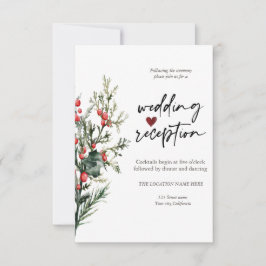 Chic Blume Ocean Empfang Einladung