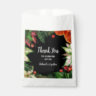 Chic Blume Orange Slices Berries Geschenktütchen