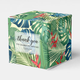 Chic Blume Palms Monstera Vielen Dank Geschenkschachtel