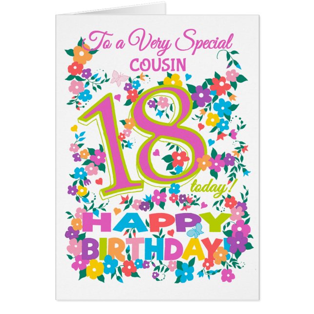 Chic-Blumen18. Geburtstag für Cousin (Vorne)