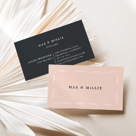 Chic Blush | Boutique Store Manager Visitenkarte