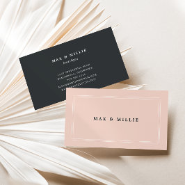 Chic Blush | BOUTIQUE Visitenkarte
