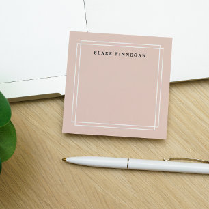 Chic Blush   PERSONALISIERT Post-it Klebezettel