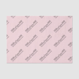 Chic Blush Pink Geschäftslogo-Branding Seidenpapier