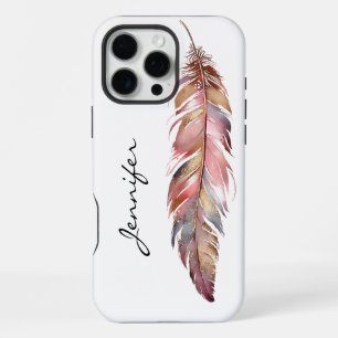 Chic bohemian Native American Feder iPhone 16 Pro Max Hülle