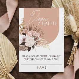 Chic Bohemisch Watercolor Bläserbaby Windschutzsch Begleitkarte