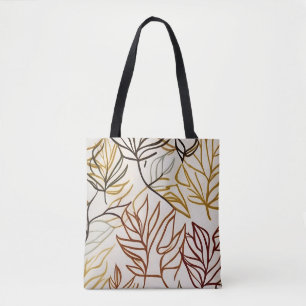 Chic boho Herbstblätter abstrakt