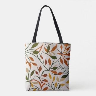 Chic boho Linie Art Herbst Blätter Vektor abstrakt
