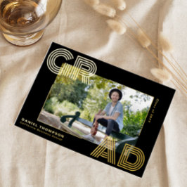 Chic Bold GRAD Foto Foil Graduation Ankündigungen